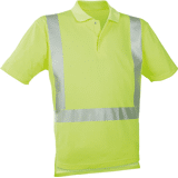 Watex High viz polo  fluor geel  XL