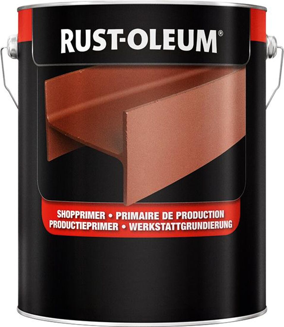 Product afbeelding Rust-Oleum shopprimer op waterbasis 6469 roodbruin 5 l