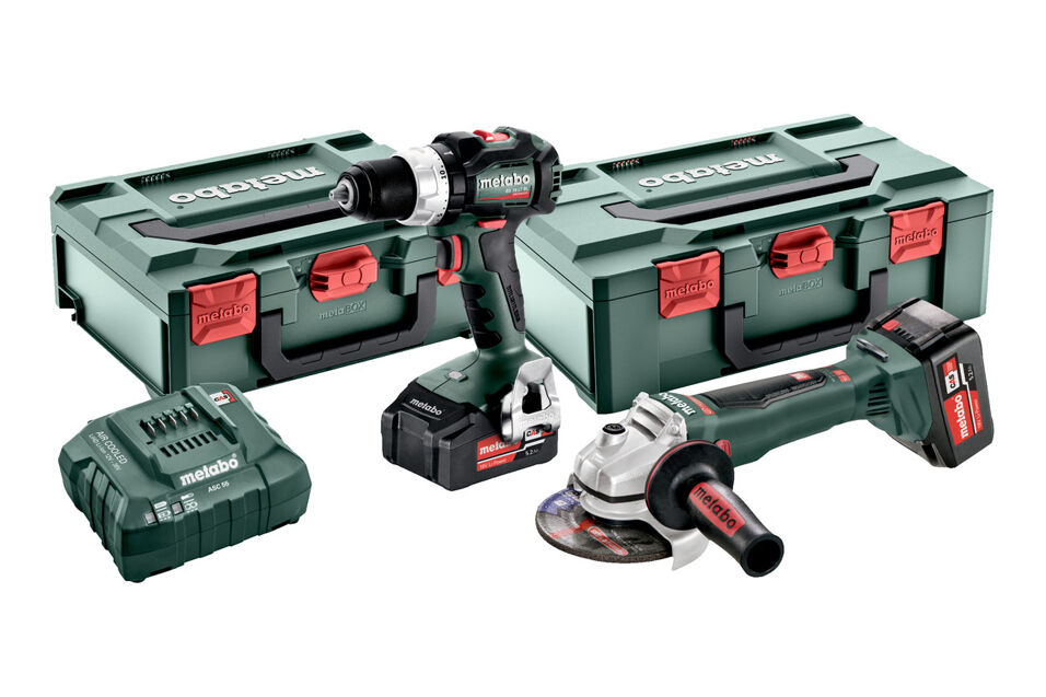 Product afbeelding Metabo accu machineset BS18LT+WB18LTXBL125Q, 2 x 5,2 Ah, ASC 55