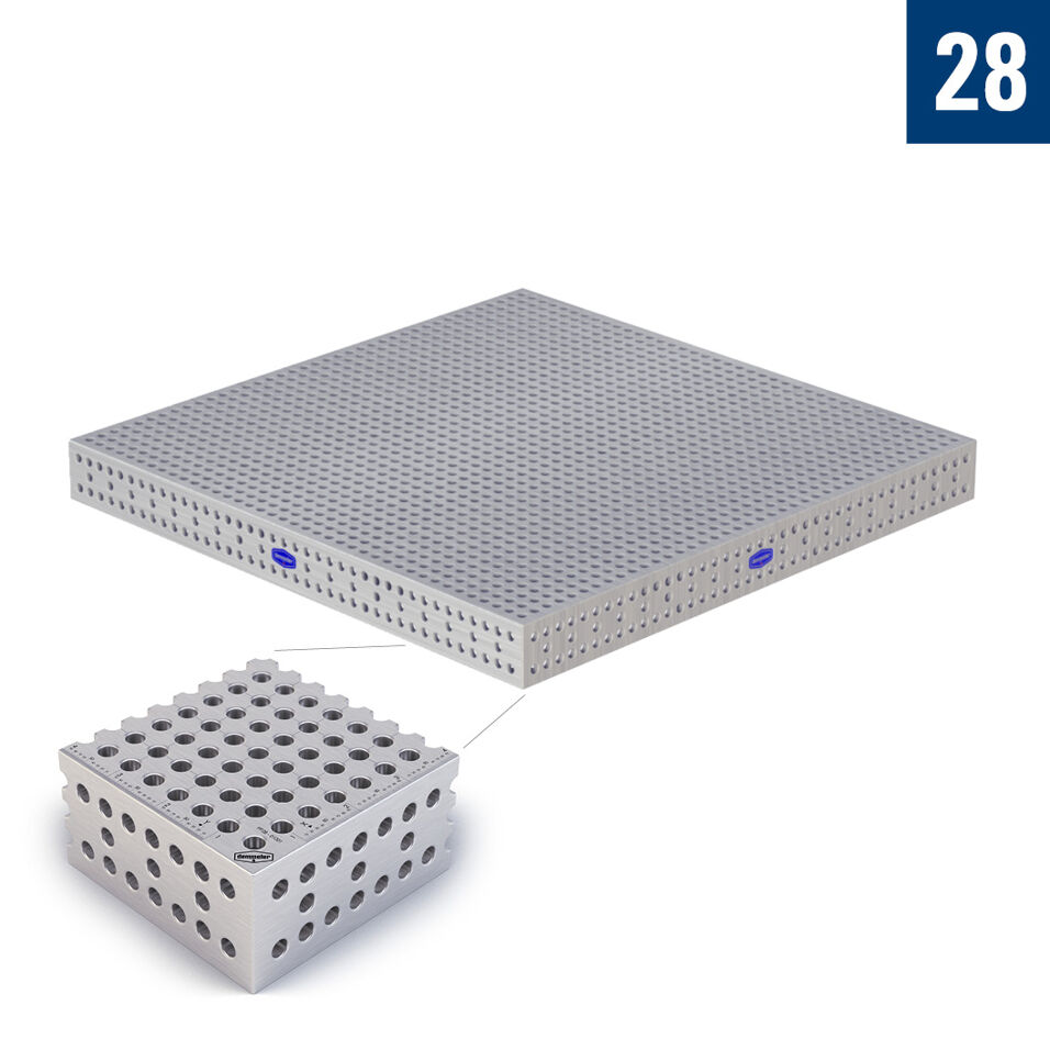 Product afbeelding Demmeler opspantafel PP 2000x2000x200 mm