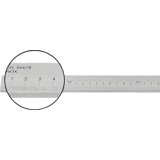 Format st.liniaal vorm B 30 x 6.0-1000