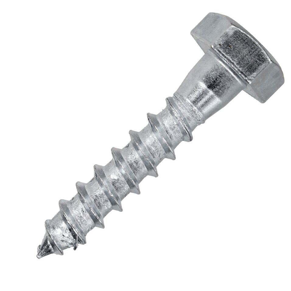 Product afbeelding Zeskant houtdraadbout DIN 571 Elvz - 5x20 mm