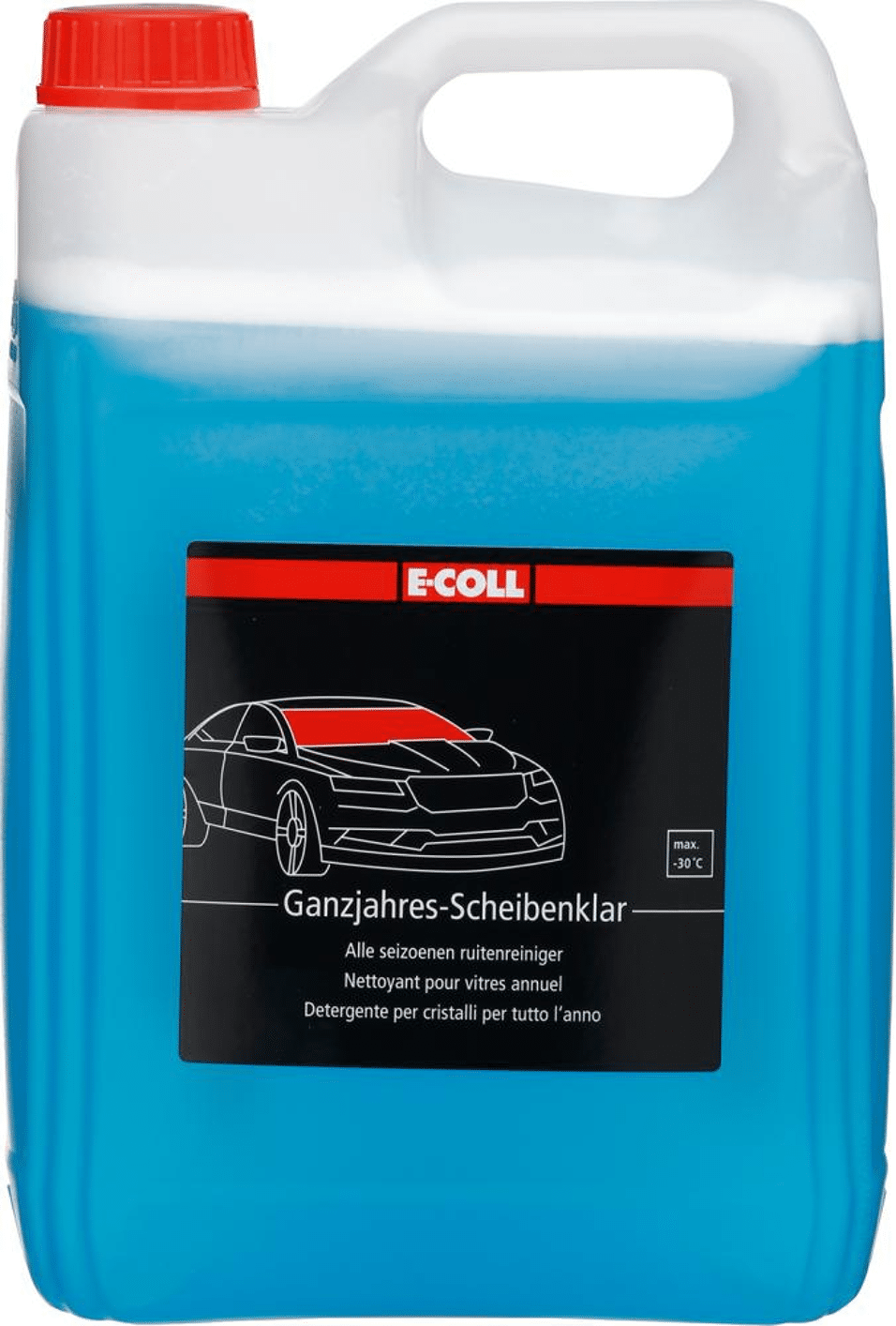 Product afbeelding E-Coll Ruitensproeier antivries blauw -30 5 l