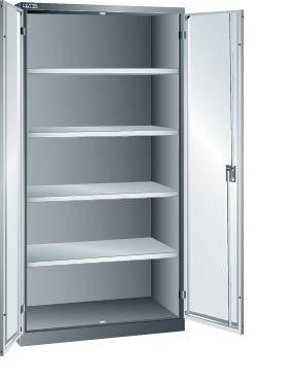 Product afbeelding Vleugeldeurkast plaatstaal 1950x1000x580