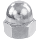 Dopmoer hoog DIN 1587 Elvz 6.0 - M10