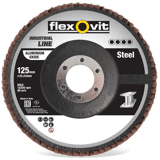 Flexovit lamellenschijf vlak R265 - 125 x 22 mm P80