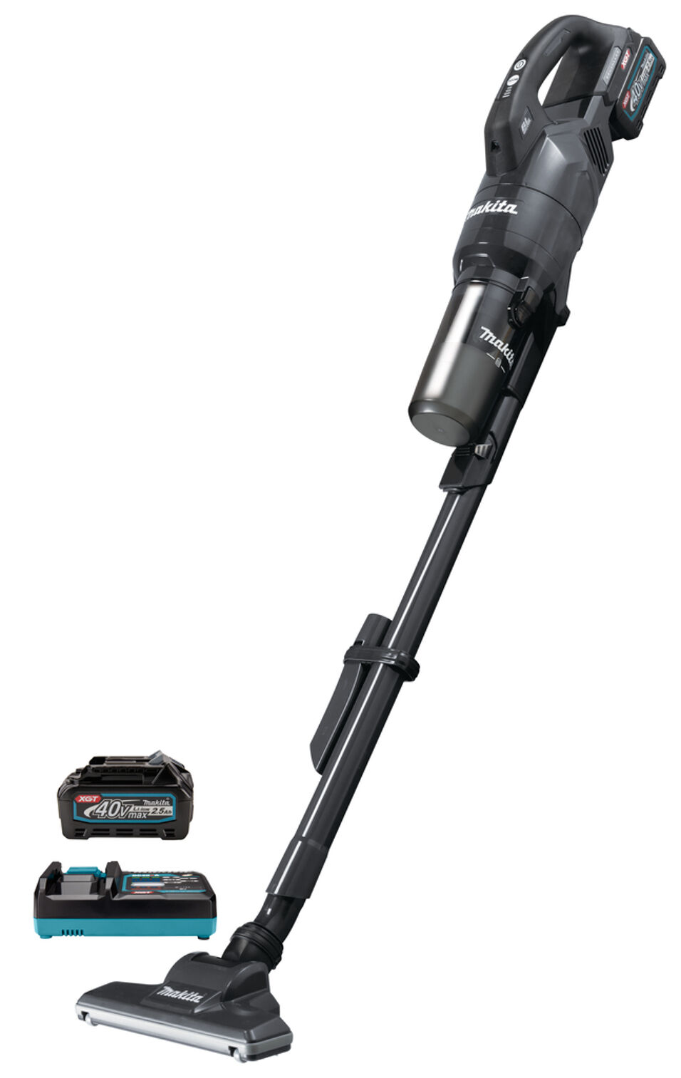 Product afbeelding Makita accu steelstofzuiger zwart CL003GD202