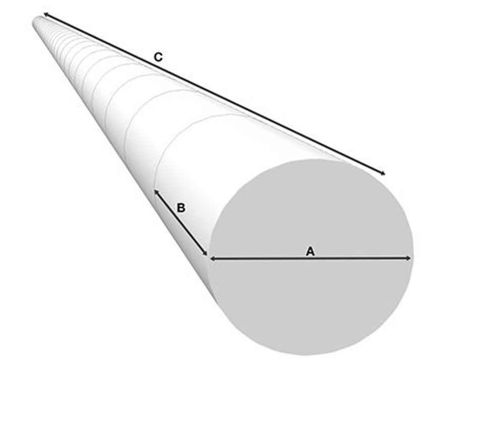 Product afbeelding Clark lassteentjes rond 8mm 60 cm