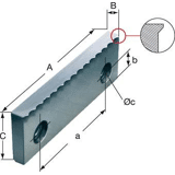 Rohm Spanbekken-set zonder getrapte zijde 92mm