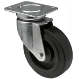 Colson zwenkwiel JSRB met topplaat 100 x 35mm 150kg