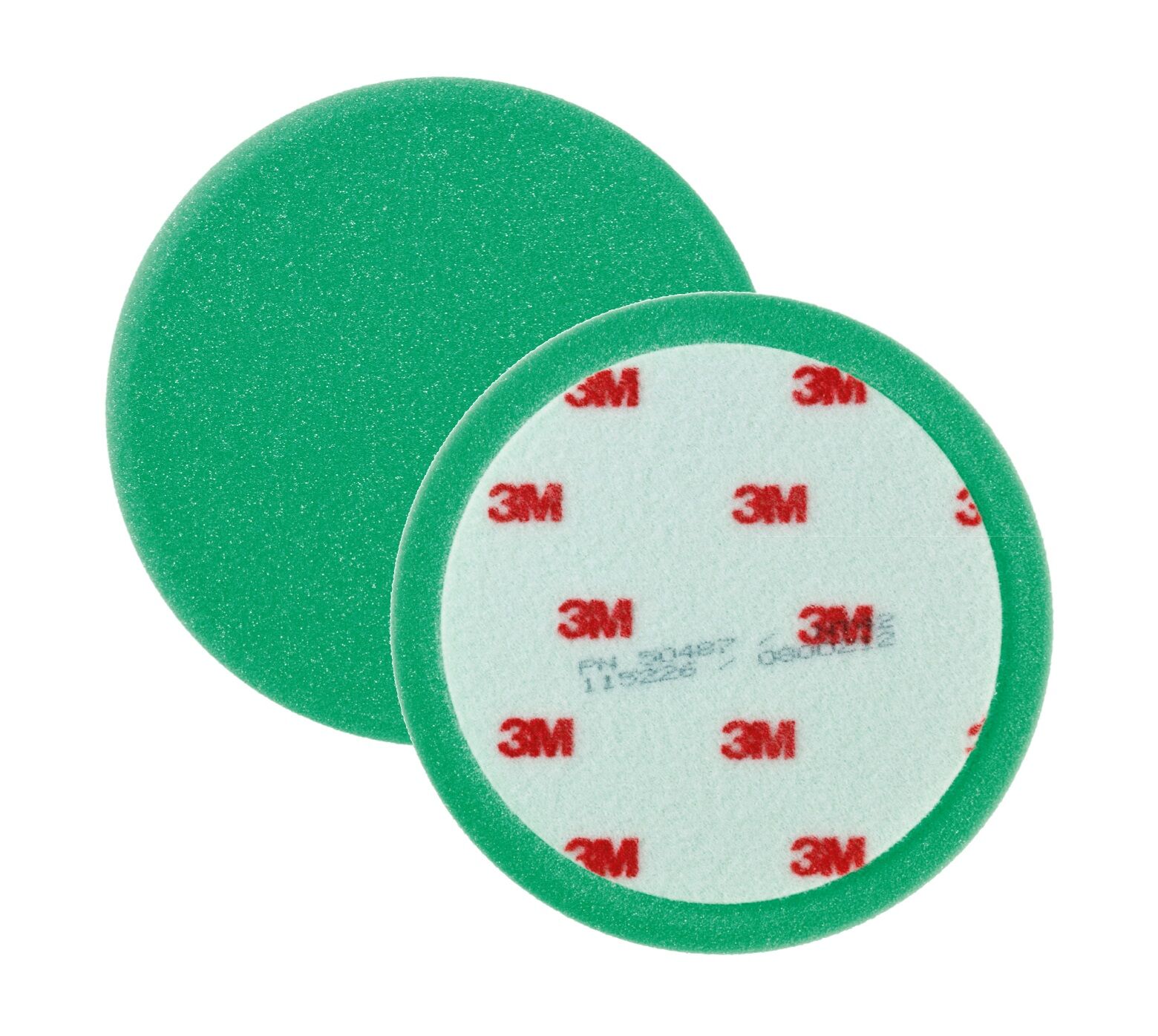 3M Perfect-It Foam Compoundpads, groen, geprofileerd, 75 mm 50499
