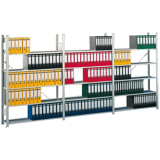 kantoor inhaakbaar compact AS 1850 x 1000 x 300 vzk cpl. met 5 legborden zonder afdekplaat - enkelzijdig