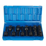 Impact dopsleutelset inbus 1/2"    9-dlg