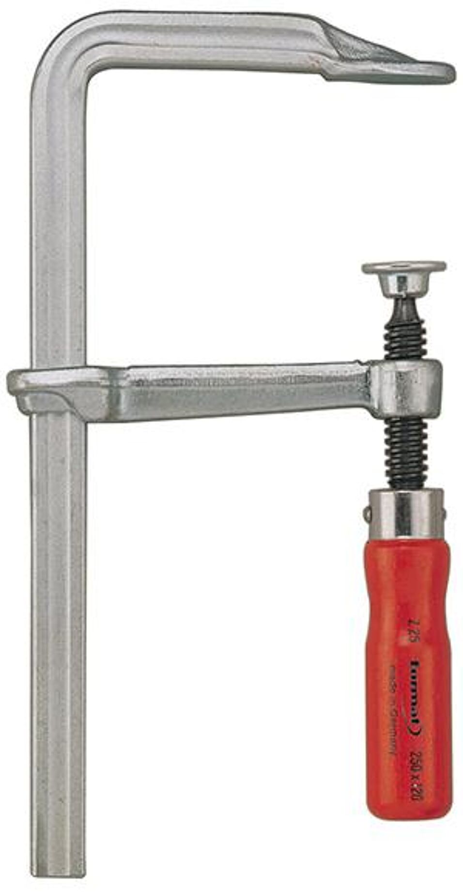 Product afbeelding Format Massief stalen lijmklem Staal 250x120mm