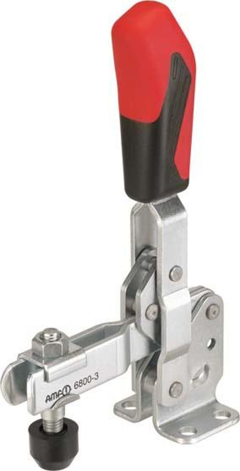 Product afbeelding AMF Verticale spanklem met horizontale voet type 6800 NI Verzinkt Gr.3
