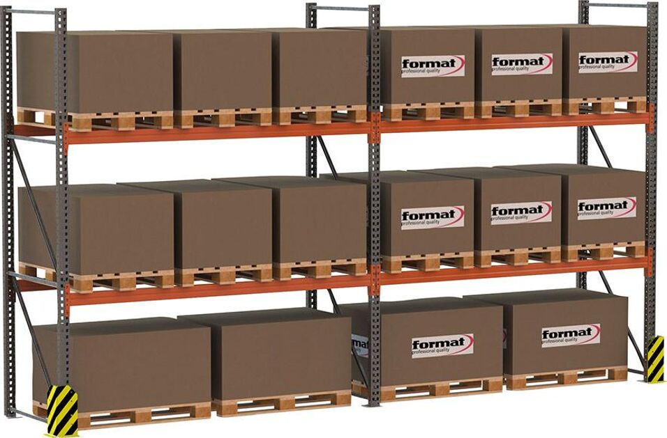 Product afbeelding Lichte Multipal BS 3300 x 2700 x 1100 vzk / RAL 20 01 cpl. S met drager 85/15 & 3 opslagetages