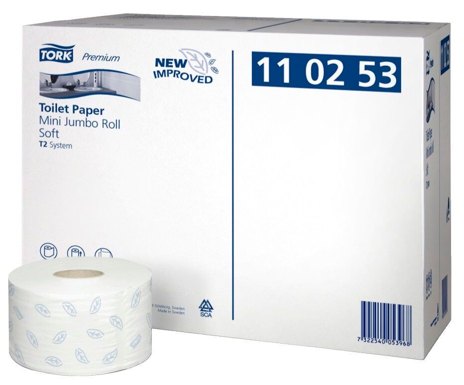 Tork Premium toiletpapier mini jumbo rol soft 110253