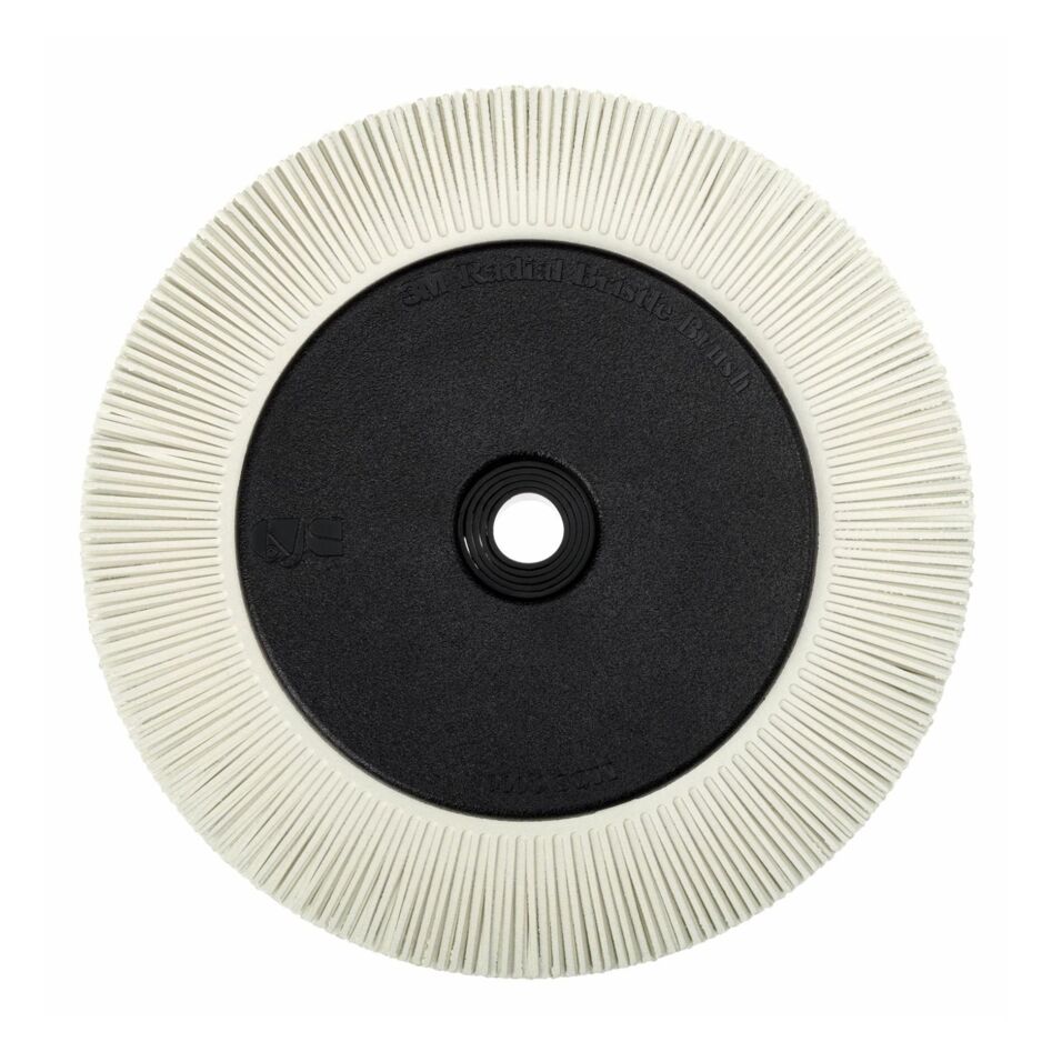 Product afbeelding 3M Scotch-Brite Radial Bristle Brush BB-ZB met adapter, Type S, 203 mm x 25 mm x 32 mm, P120