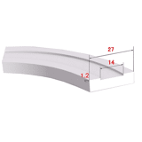 Clark lassteentjes Radius 200mm set