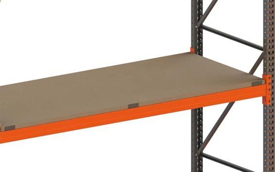 Product afbeelding Legbord van spaanplaat 3300 x 1100 x 38 mm voor mu ltipal compleet met centreerplaat onbewerkt / vzk