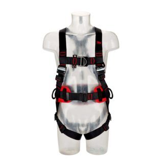3M Protecta E200 Comfort valbeveiligingsharnas voor werkpositionering, positionering, zwart, XL, 1161629