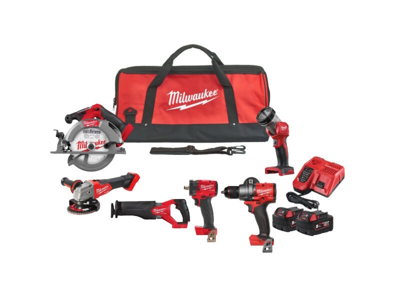 Milwaukee accu machineset M18  FPP6H3-502B