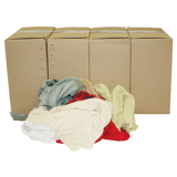 Poetsdoeken bont tricot doos 2 kg 440795