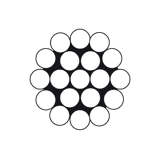 Staaldraad 1 x 19 elvz 1.25 mm