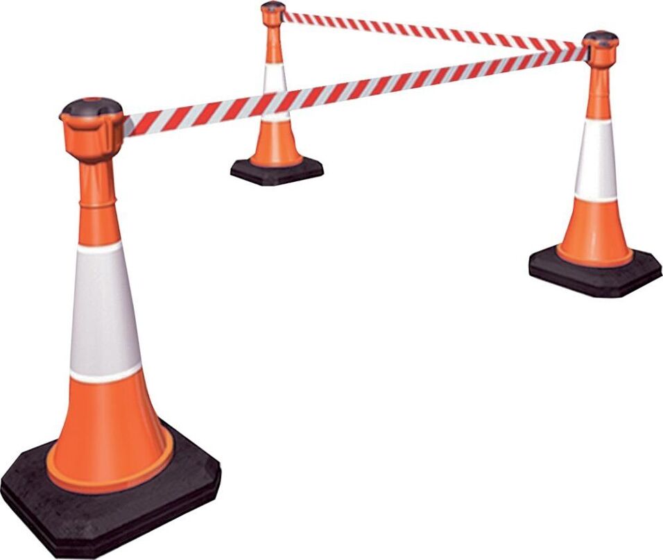Product afbeelding Verkeerskegel oranje              1000mm, geschikt voor Skipper systeem
