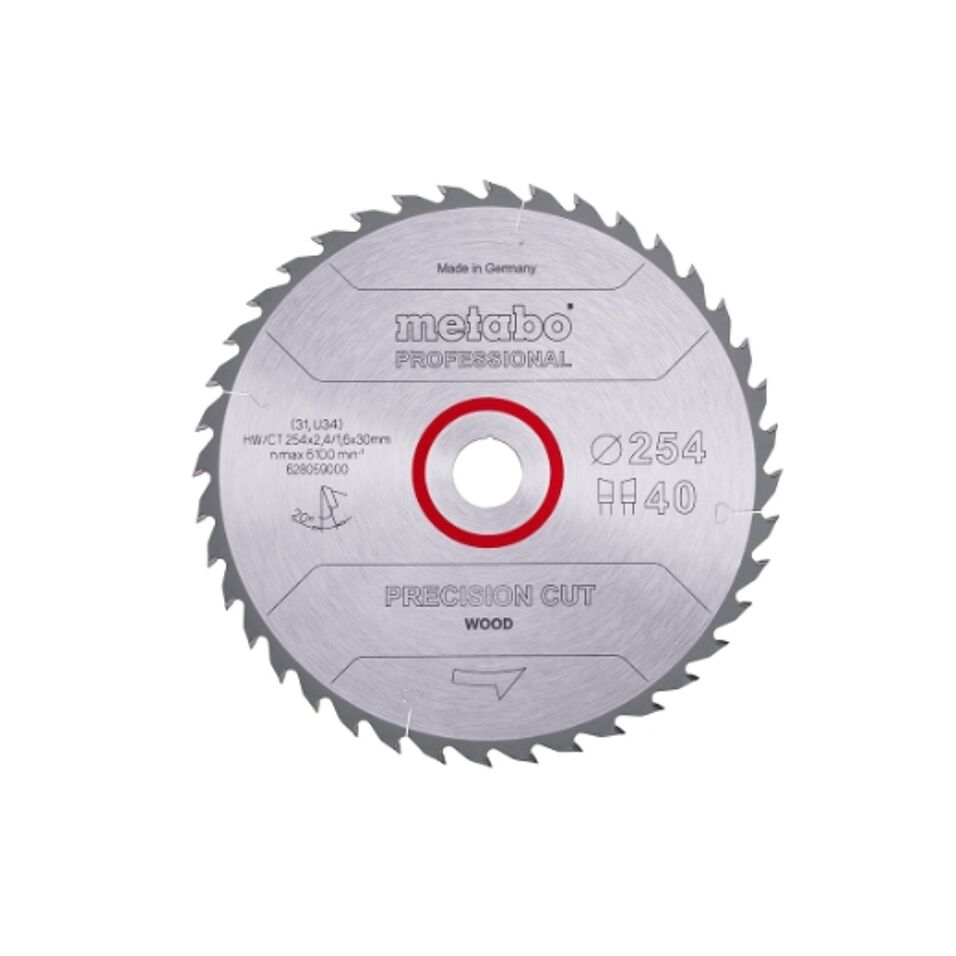 Product afbeelding Metabo Cirkelzaagblad HW/CT     254x30mm