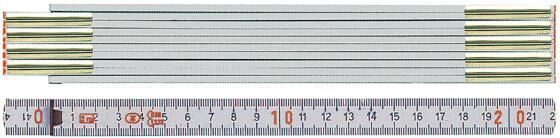 Format duimstok hout wit 2m 10-delig