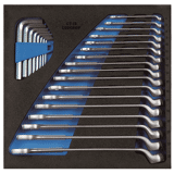 Gedore Gereedschapsmodule ringsteeksleutels 25-dlg