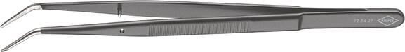 Knipex Precisie-pincet spits, gebogen 155mm zwart