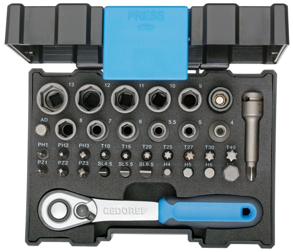 Product afbeelding Gedore Dopsleutelset 1/4" 666-U-20