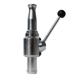 Kogelstraalpijp messing verchroomd 1/2" tule