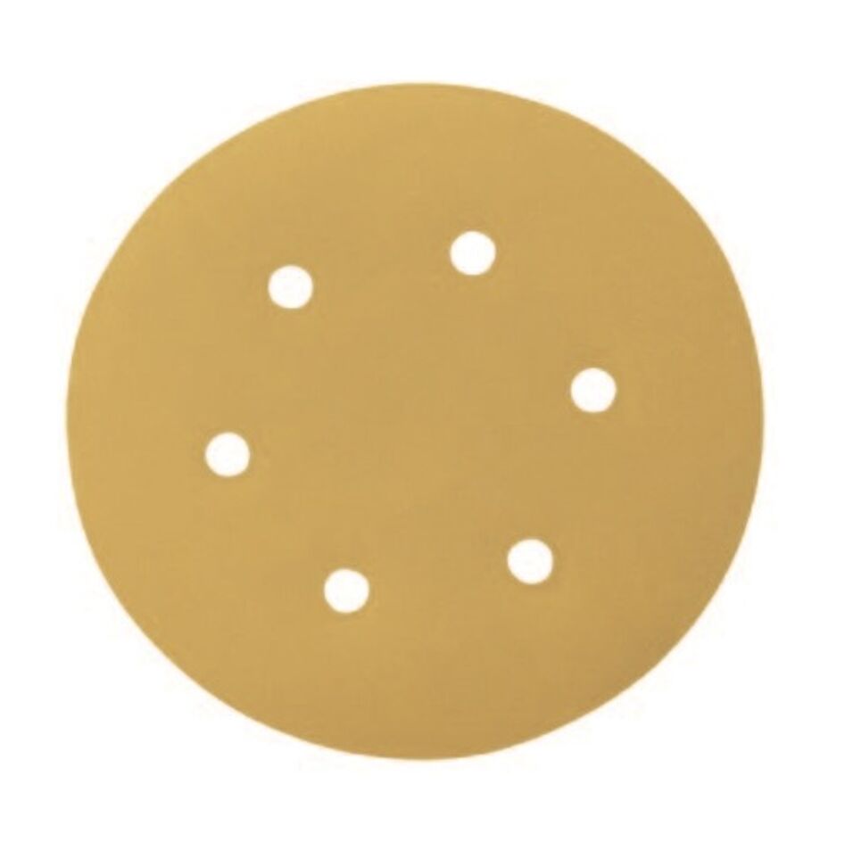 Product afbeelding 3M Hookit schuurschijf 266L, 600A, 152 mm, 6 gaten, 15u