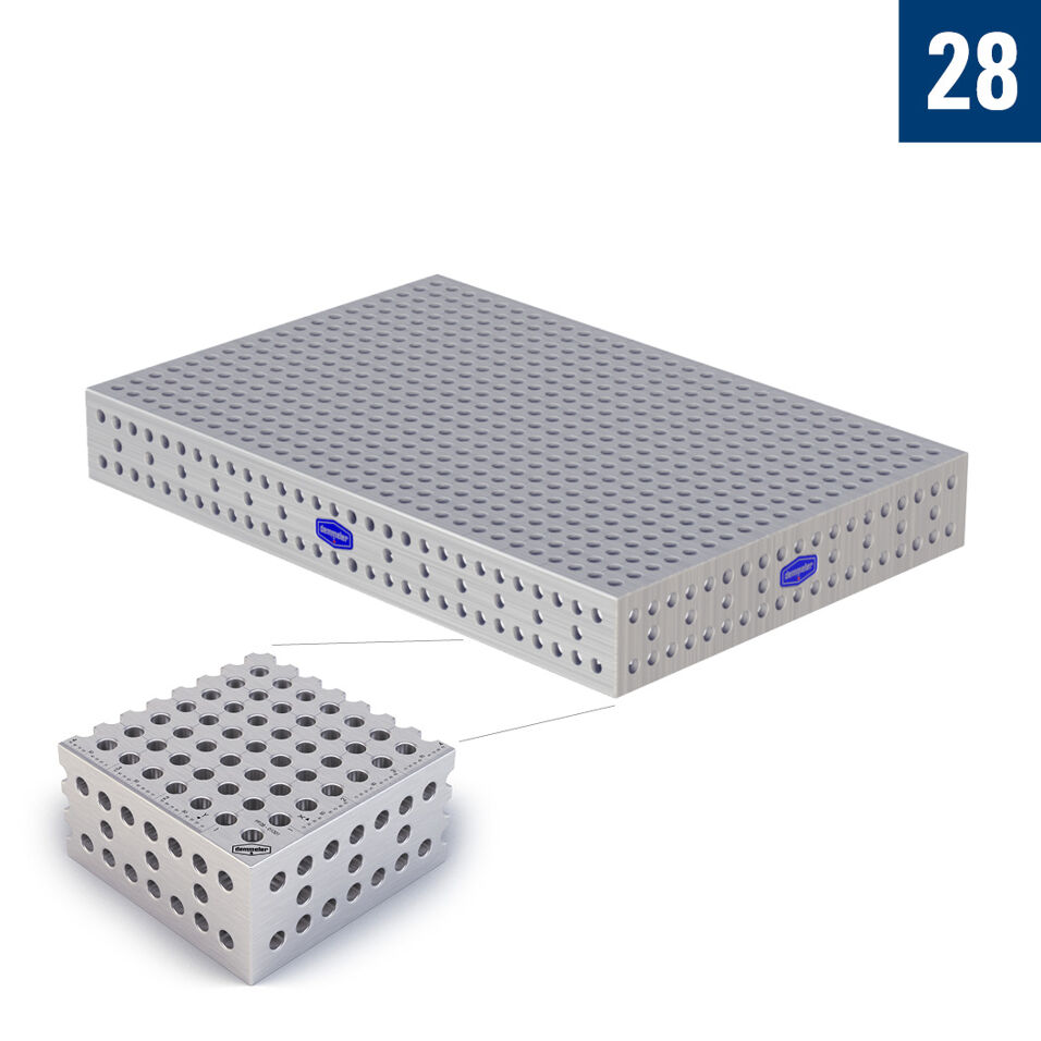 Product afbeelding Demmeler opspantafel PP 1500x1000x200 mm