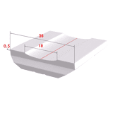 Clark lassteentjes LS361805R 60 cm