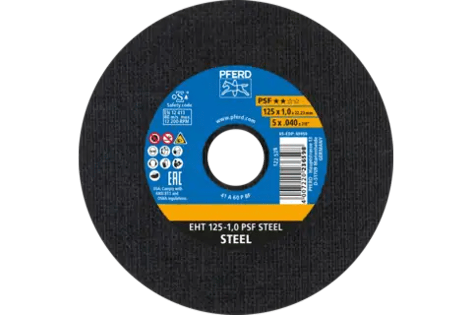 Product afbeelding Pferd doorslijpschijf EHT 125-1,0 PSF STEEL
