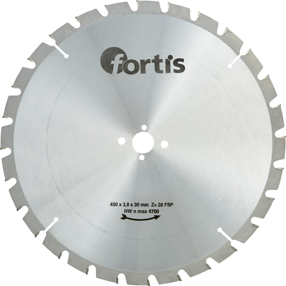 Fortis HW-cirkelz-blad 400x3,8 x30mm Z28 FF