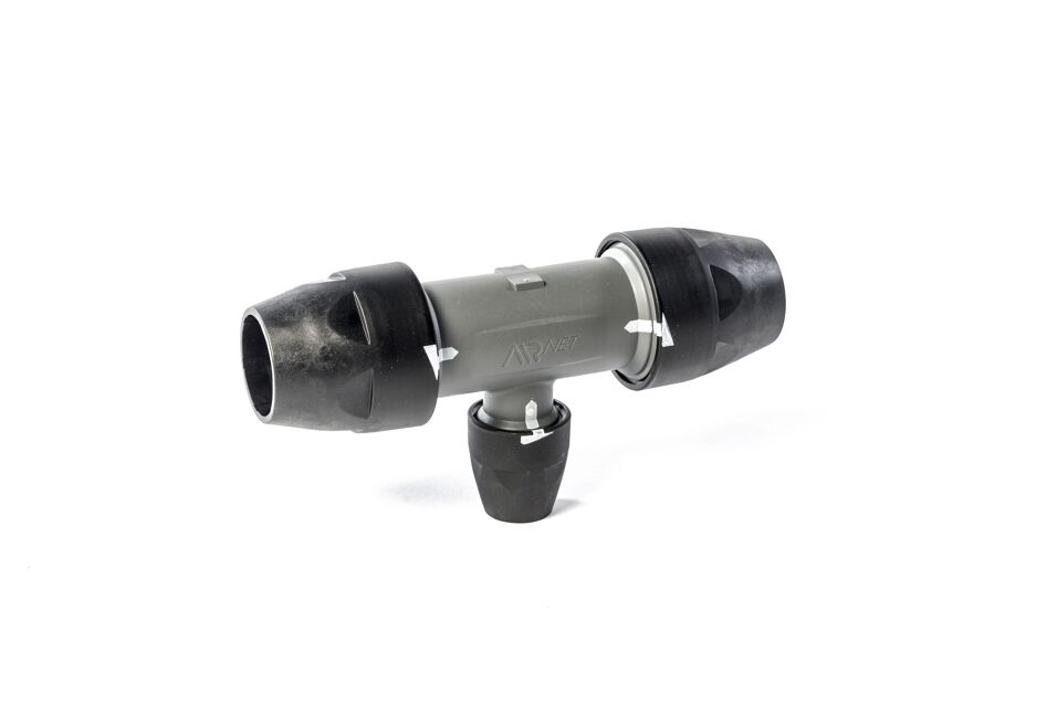 Product afbeelding AIRNET verlopend T-stuk D40xD20xD40
