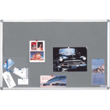 Textielbord blauw  900 x 600 mm