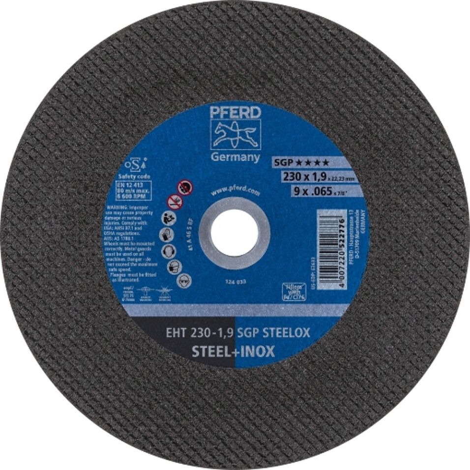 Product afbeelding Pferd doorslijpschijf EHT 230-1,9 SGP STEELOX