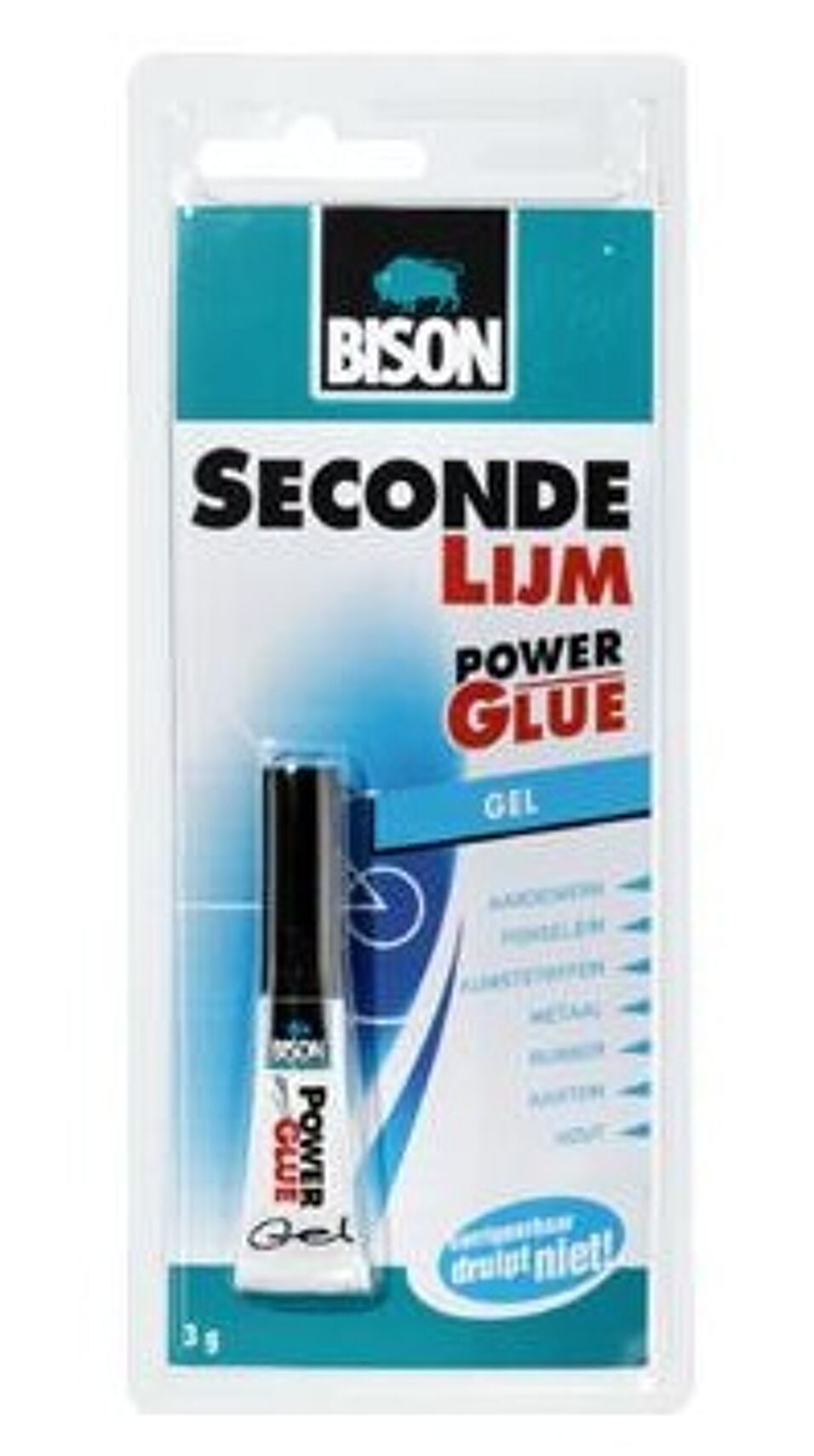 Product afbeelding Bison snellijm gel 3 g