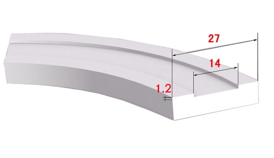 Product afbeelding Clark lassteentjes Radius 200mm set
