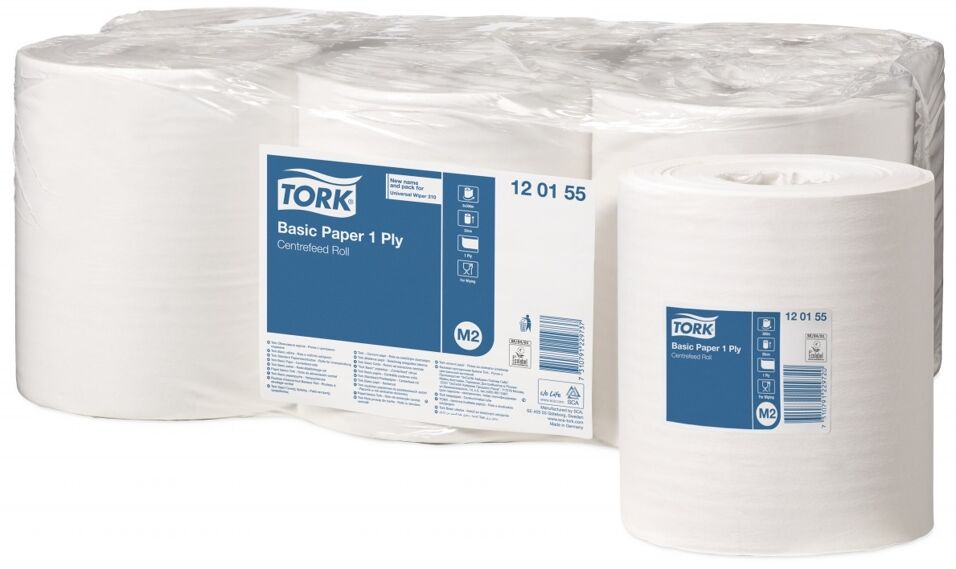 Product afbeelding Tork Universal poetspapier op rol 310 Centerfeed 120155