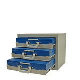 Kofferkast 53.3 met 3 plateau"s