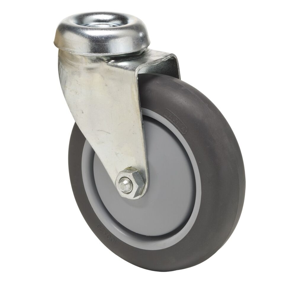 Product afbeelding Colson zwenkwiel JDPE met boutgat 75 x 25mm 60kg