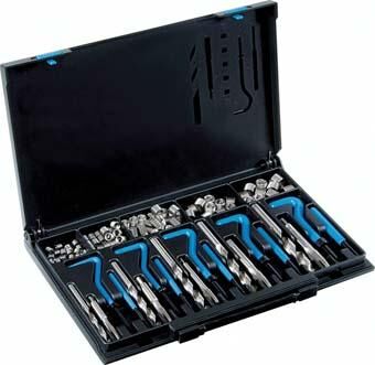 V-Coil Schroefdraad-reparatie-set in kunststof cassette M5-M12