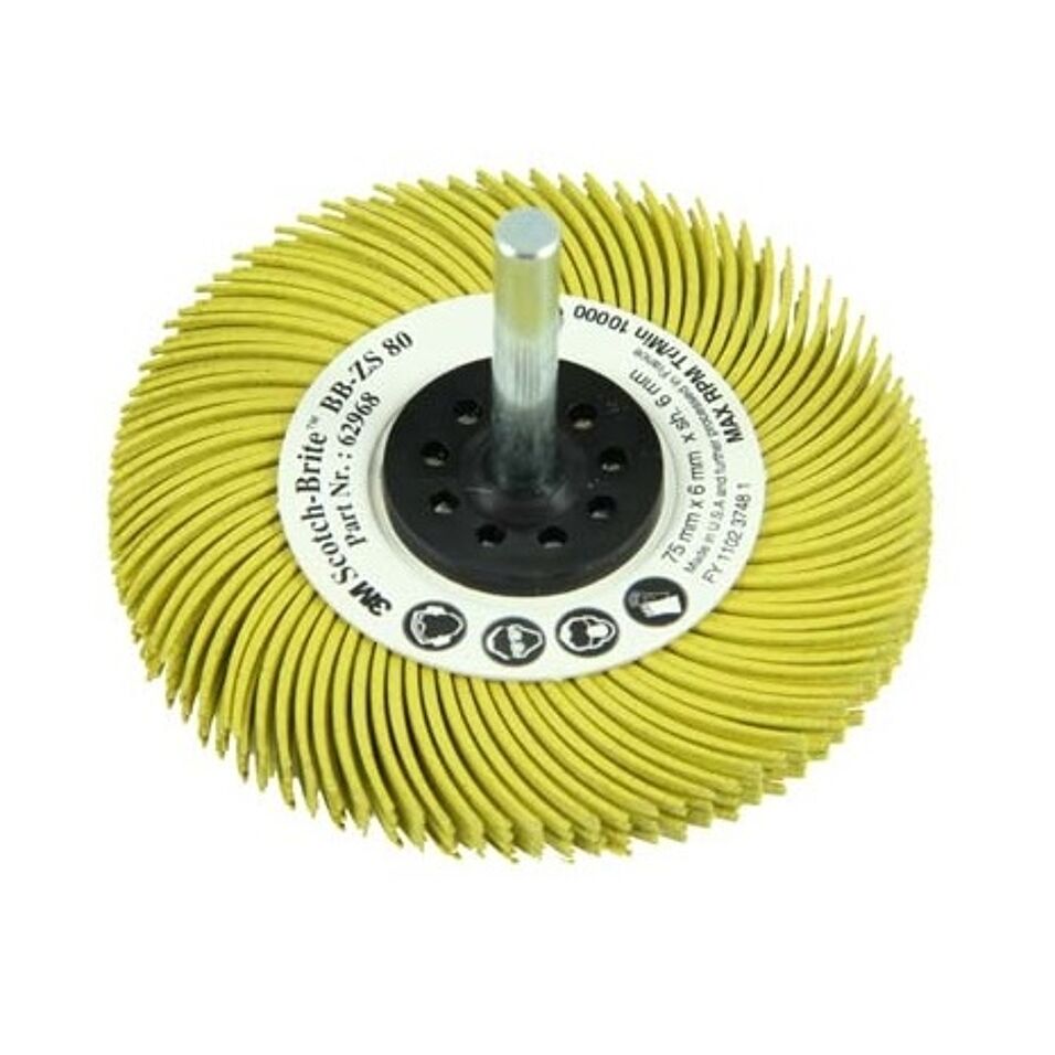 Product afbeelding 3M Scotch-Brite Shaft Mounted Bristle Schijf BB-ZS, Type C, 50 mm, P80